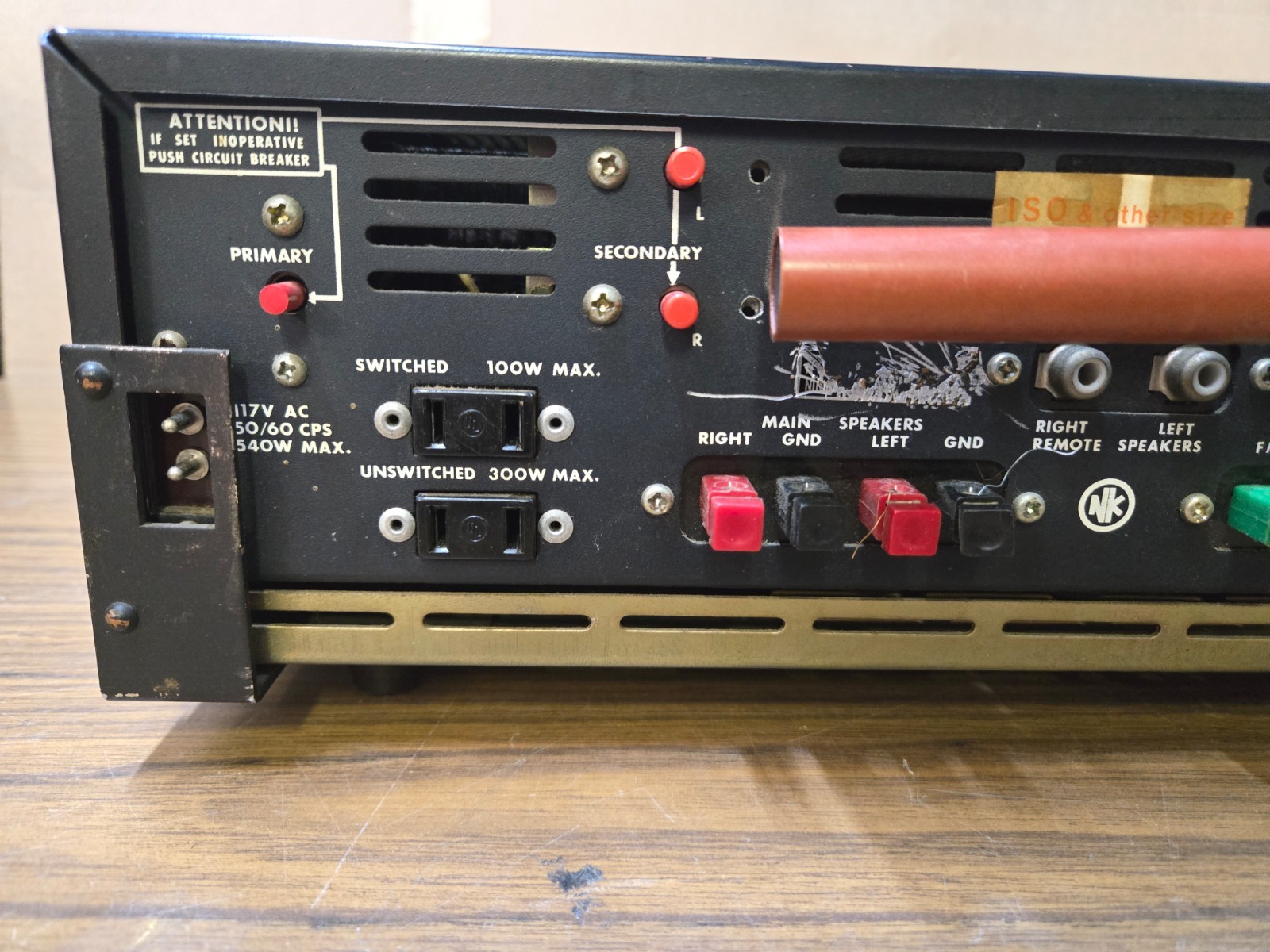 NIKKO STA 501-S Solid State AM/FM Multiplex Stereo Receiver Vintage Nice