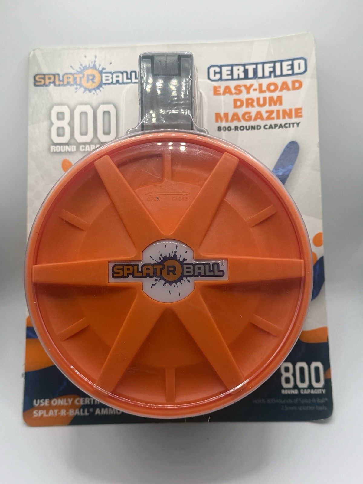 Splat R Ball Easy Load Drum Magazine 800 Round Capacity - Brand New
