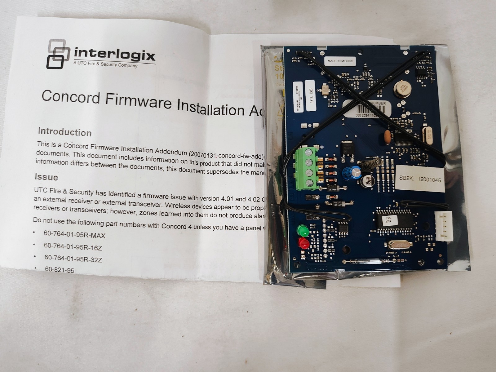600-1025-01-95R Interlogix