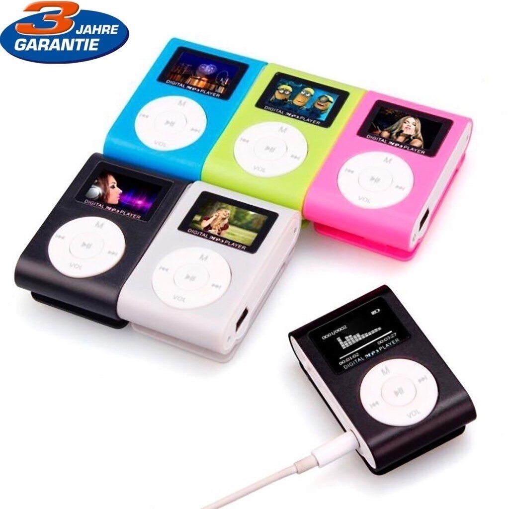 Mini MP3 Player LCD Display with Clip MP3 Sport Music Audio Accessory Package