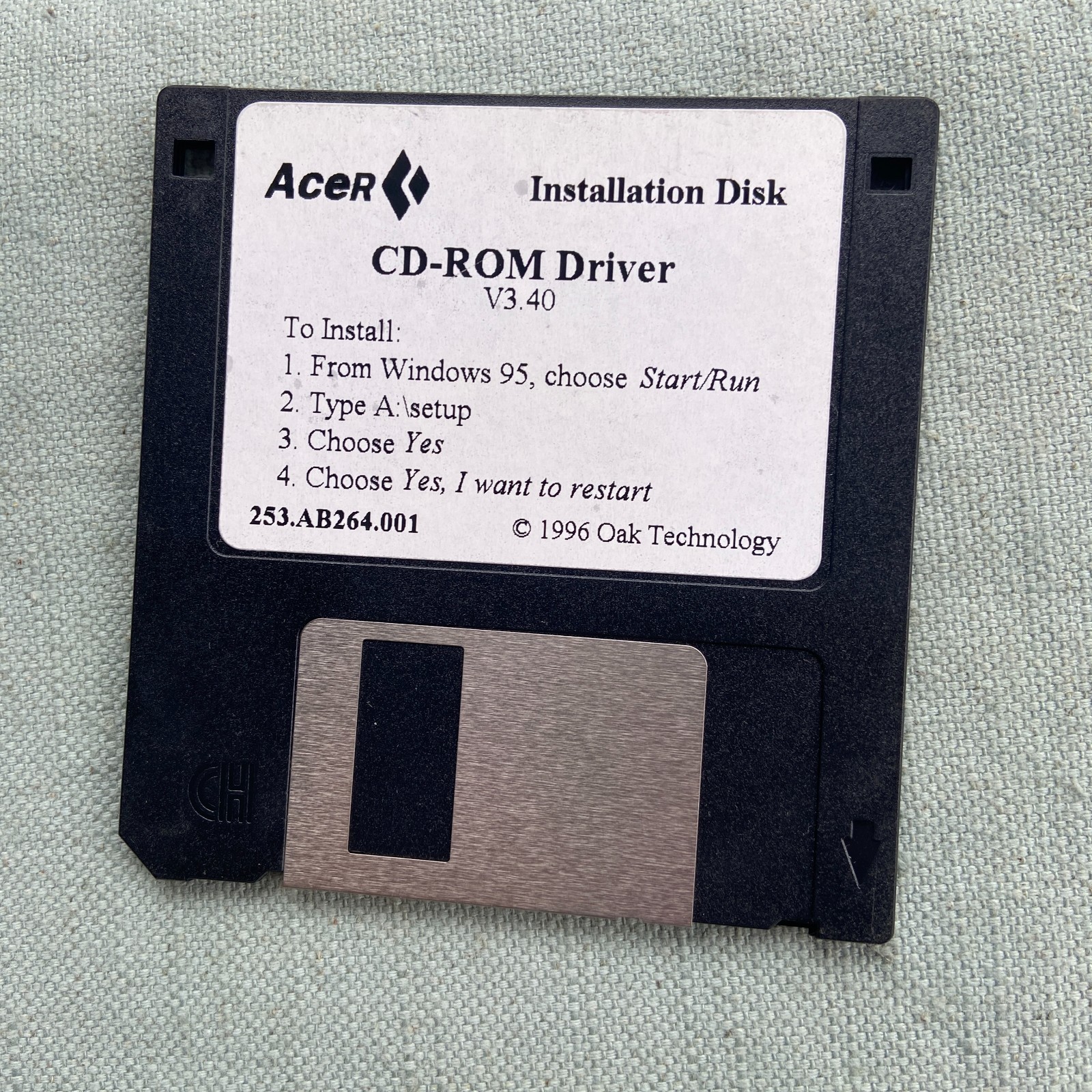 Software Drivers CD-Rom Adaptec Teac Compaq Future Toshiba NEC ACER Reveal Setup