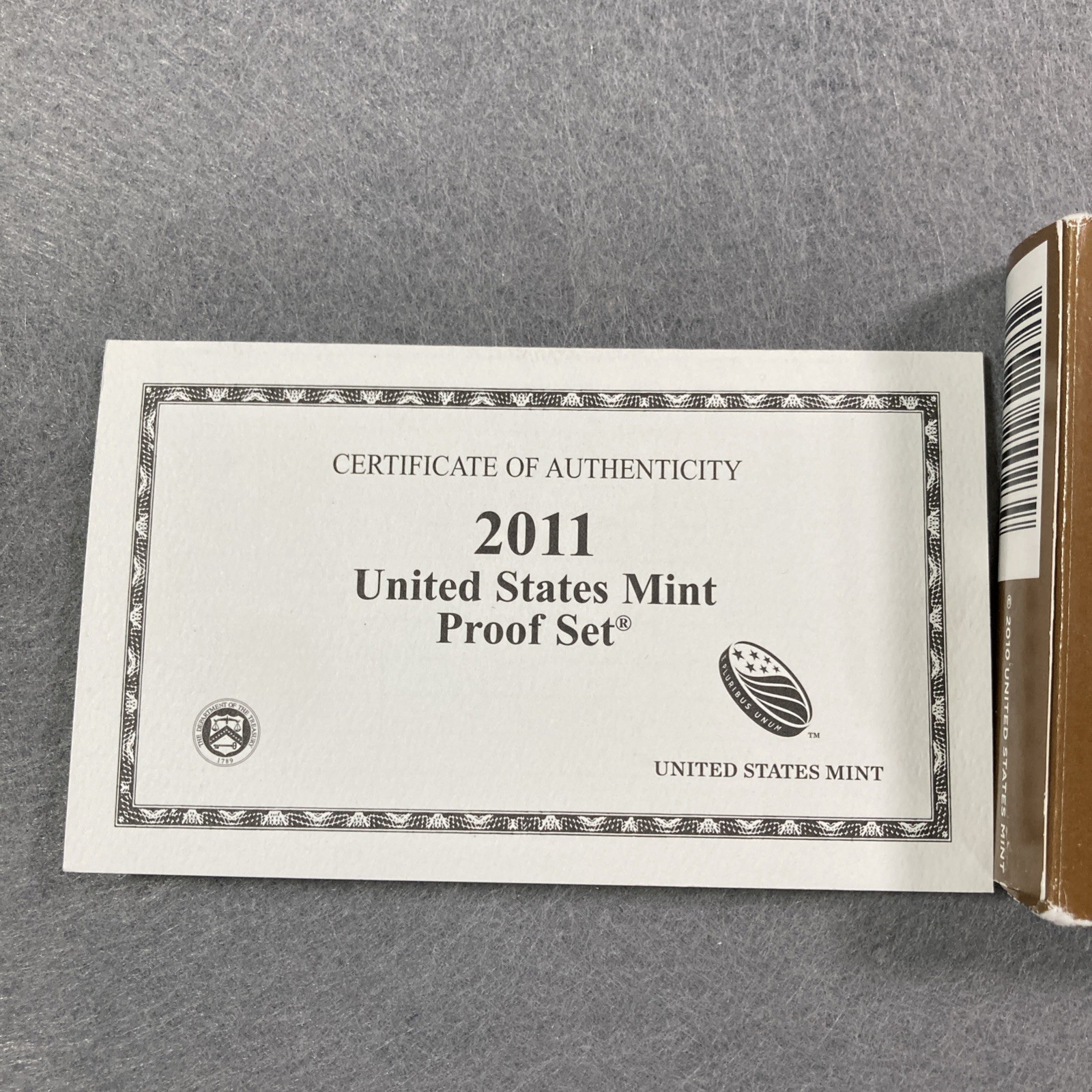2011 us mint proof set- 14 coin w/ original box & coa