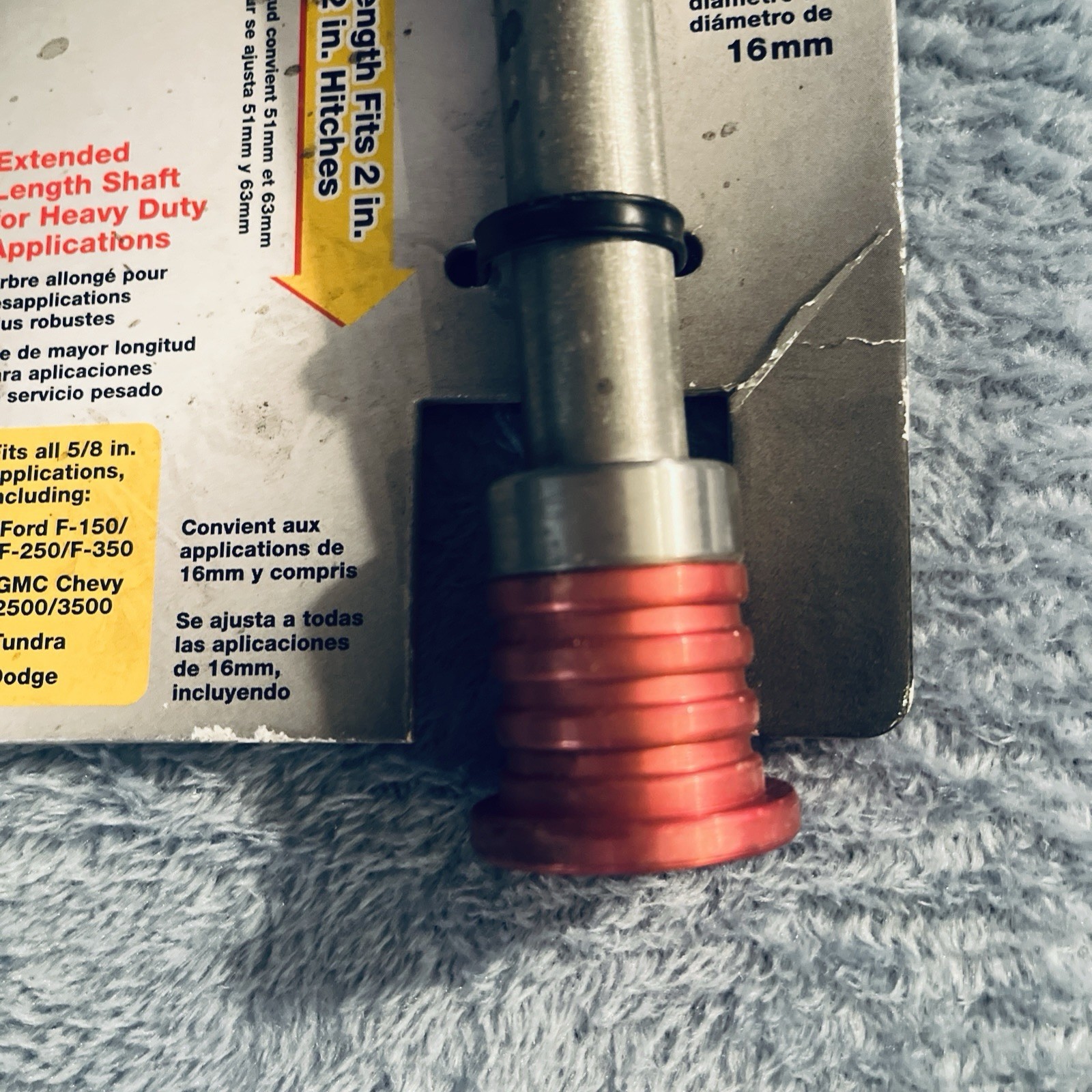 Master Lock 1469DAT 5/8” Extended Length Rose Color Tip Hitch Lock