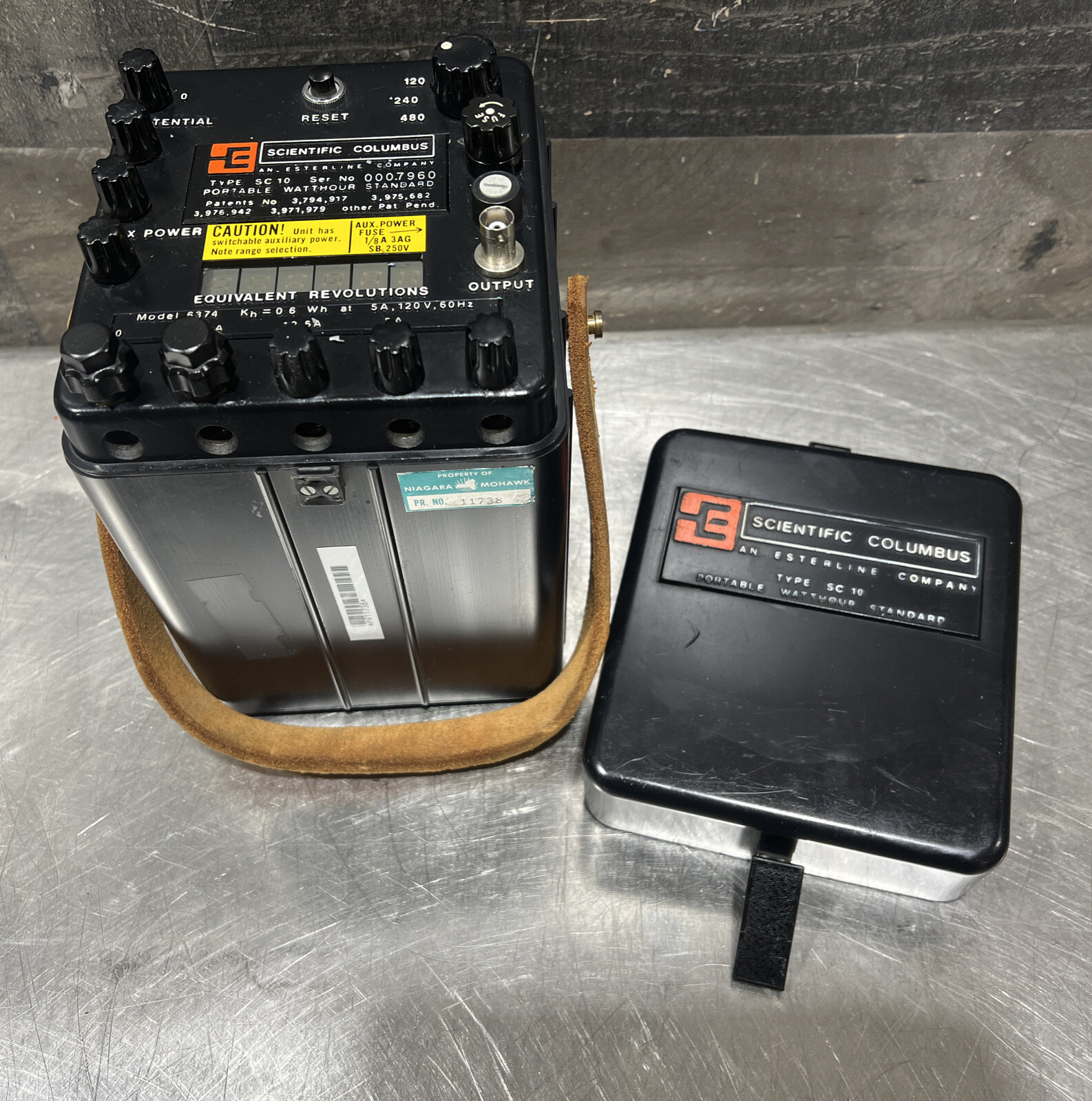 ESTERLINE Scientific Columbus SC 10 Portable Watthour Standard - Model 6374