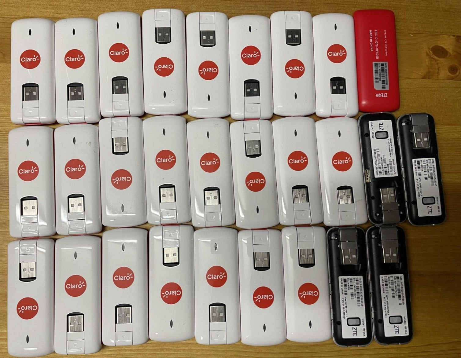 Defective Lot of 28 MF861 / MF820B Mobile WiFi Hotspot USB Modem - Read