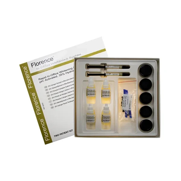 Dental FLORENCE Teeth Whitening Peroxide In-office Whitening 2 Patient Kit