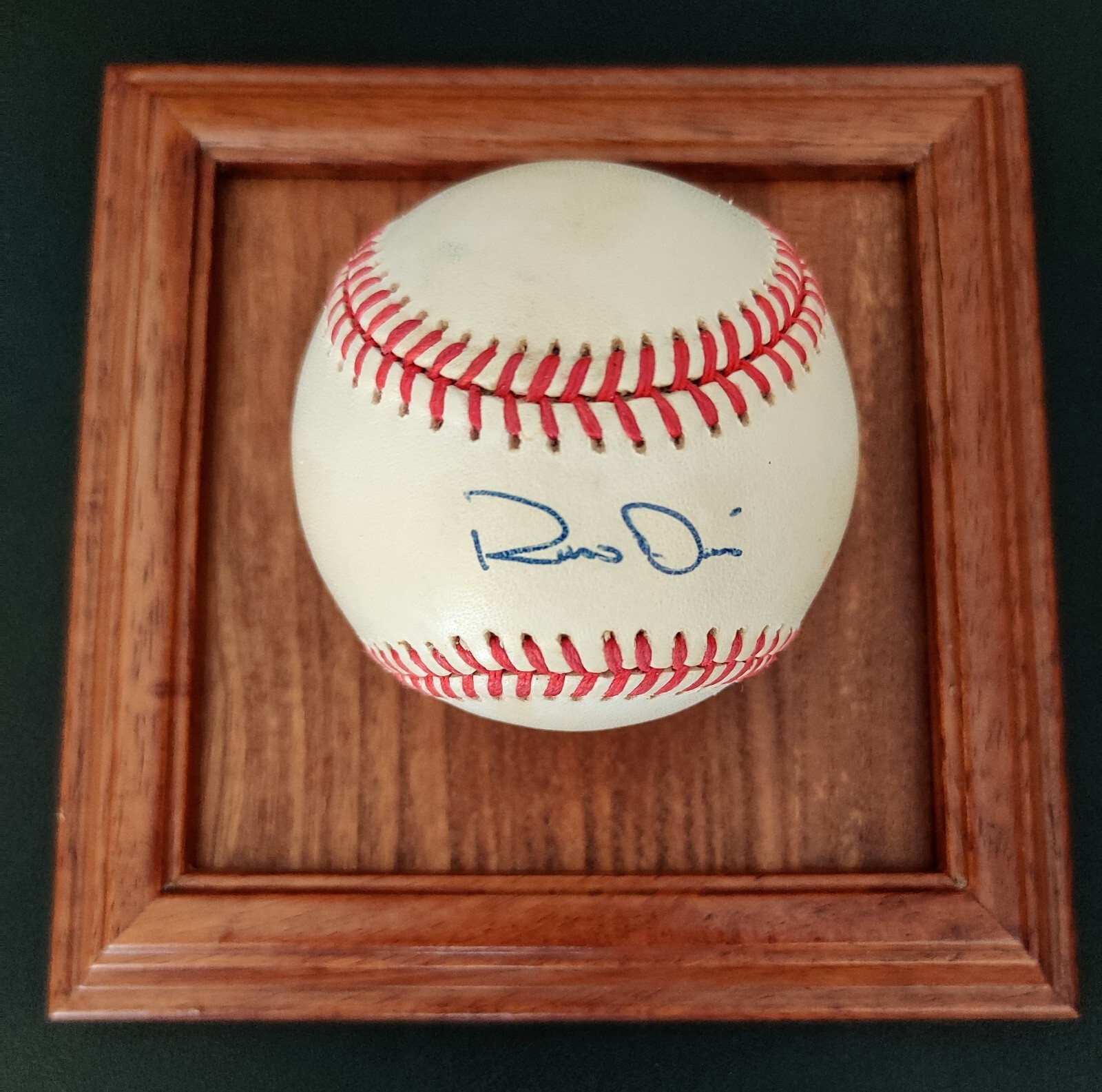 Russ Davis Yankees Signed Vintage OAL Ball Authentic Autograph