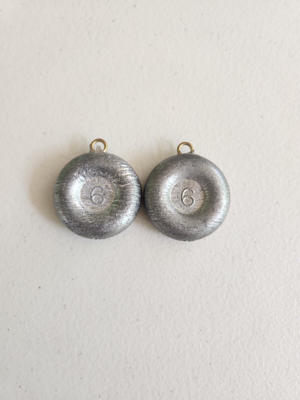 6oz round river Sinkers 20pcs.