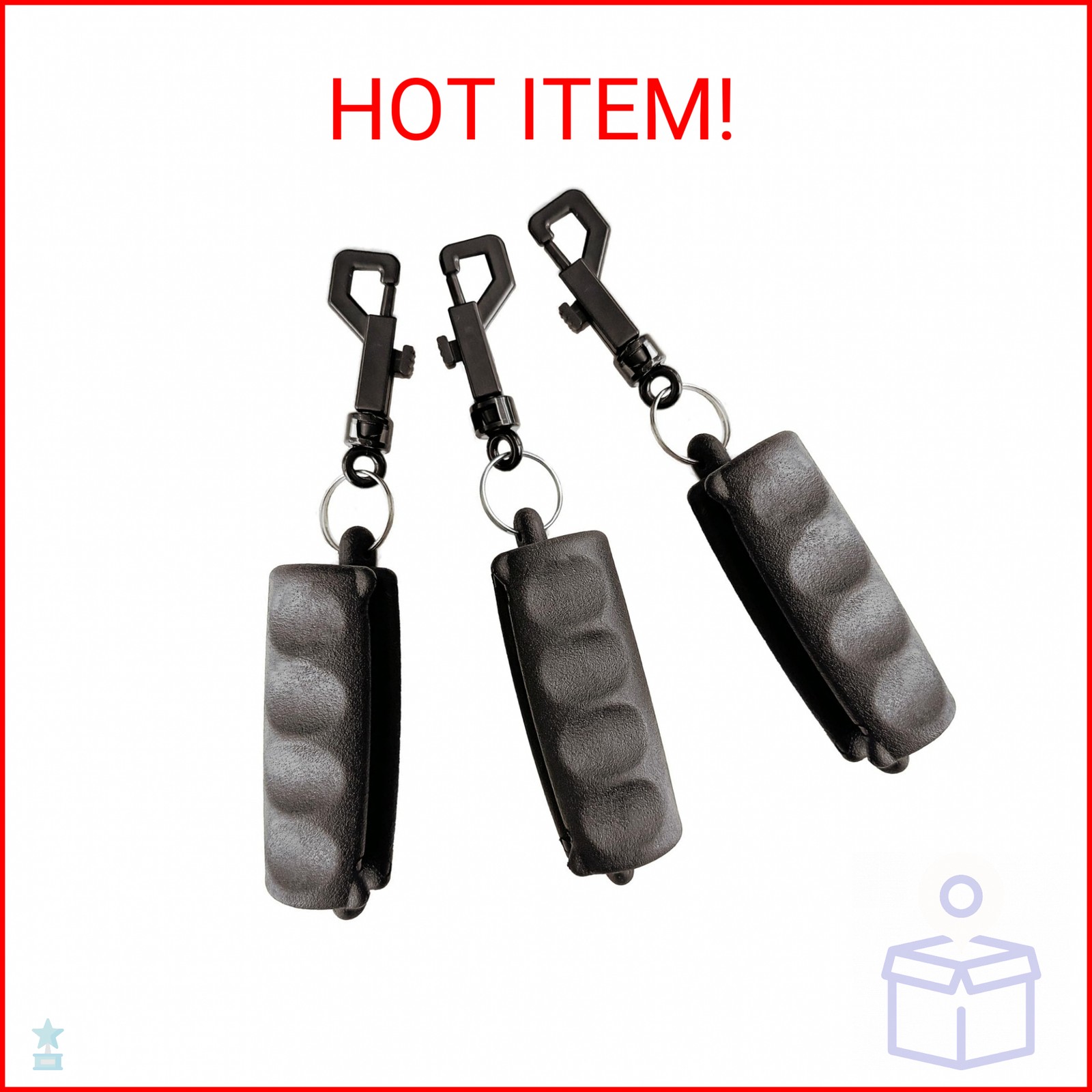 Luoyer 3 Pcs Archery Arrow Puller Rubber with Belt Clip Arrow Remover Gripper Cr