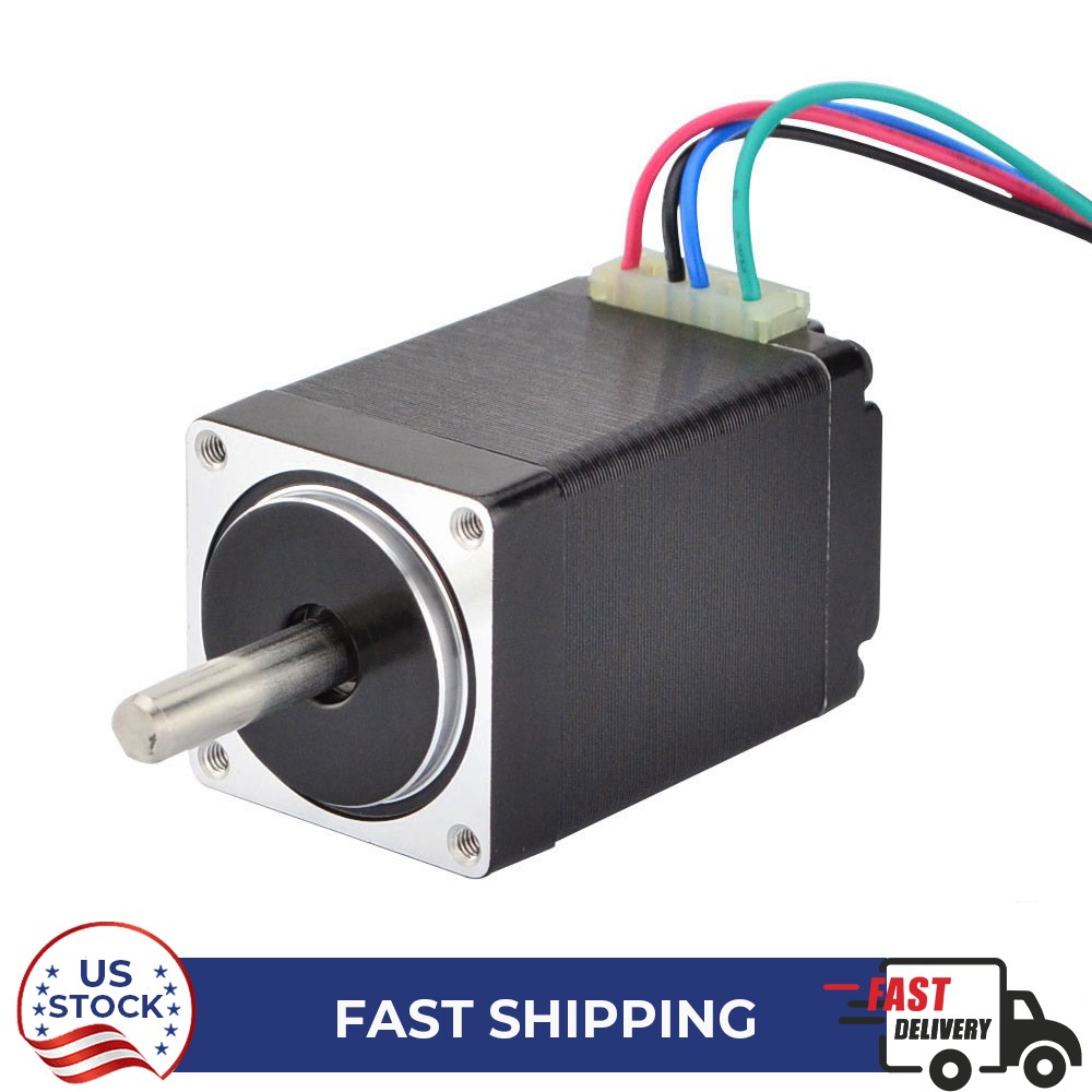 STEPPERONLINE Nema 11 Bipolar 1.8deg 10Ncm Φ5mm 0.67A 28x45mm 4 Wires CNC