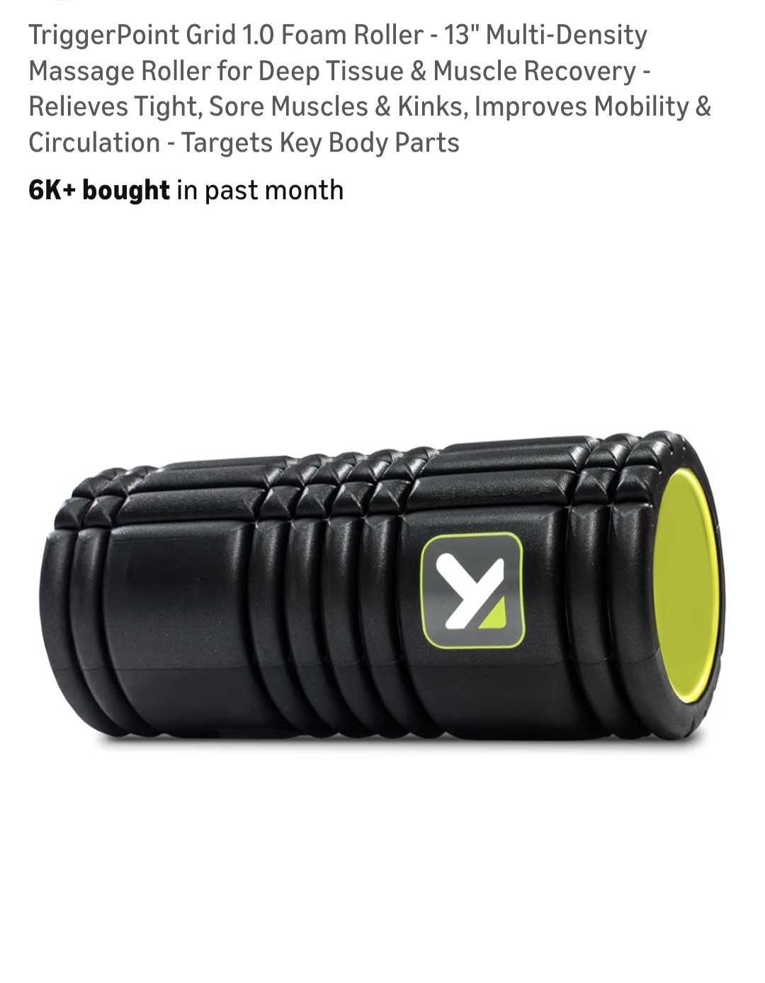 Triggerpoint Grid Foam Roller Density Level 2