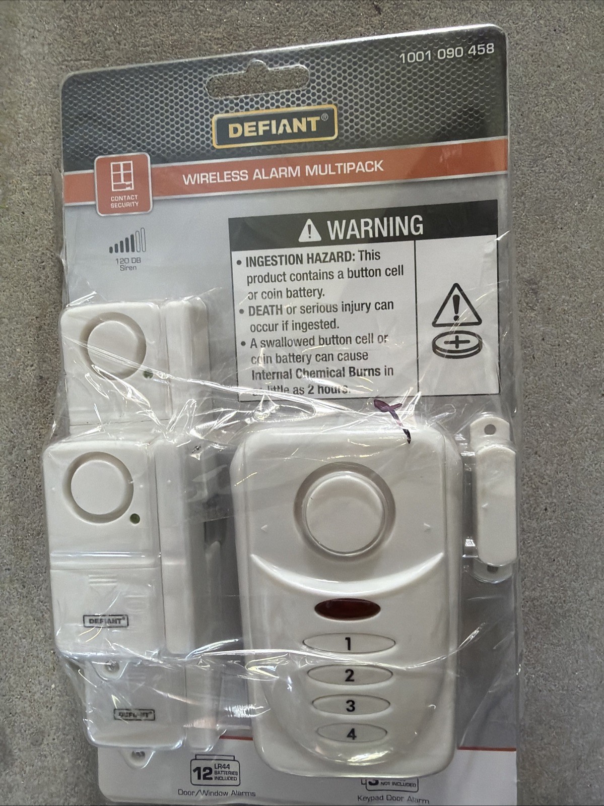 Defiant Wireless Home Security Door/Window Alarm Kit Multipack 1001090458