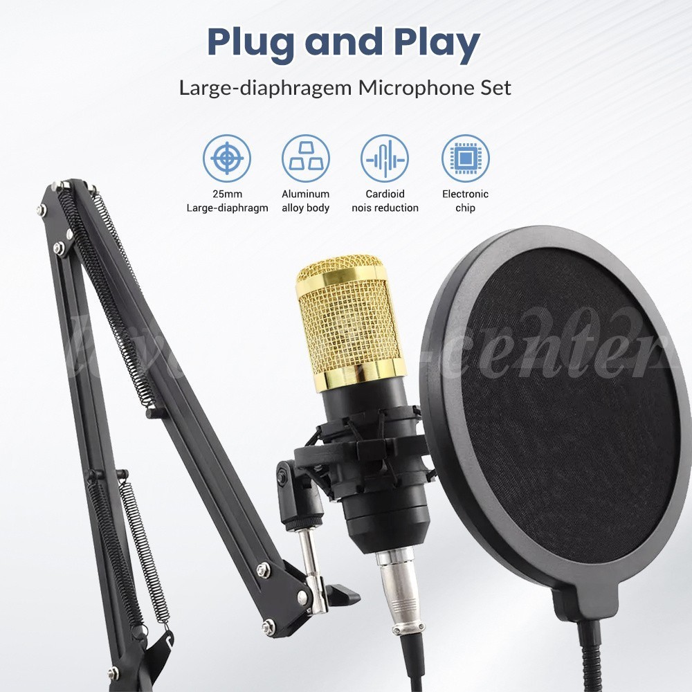 Podcast Equipment Bundle V8 Recording Studio Package Broadcast Live Streaming