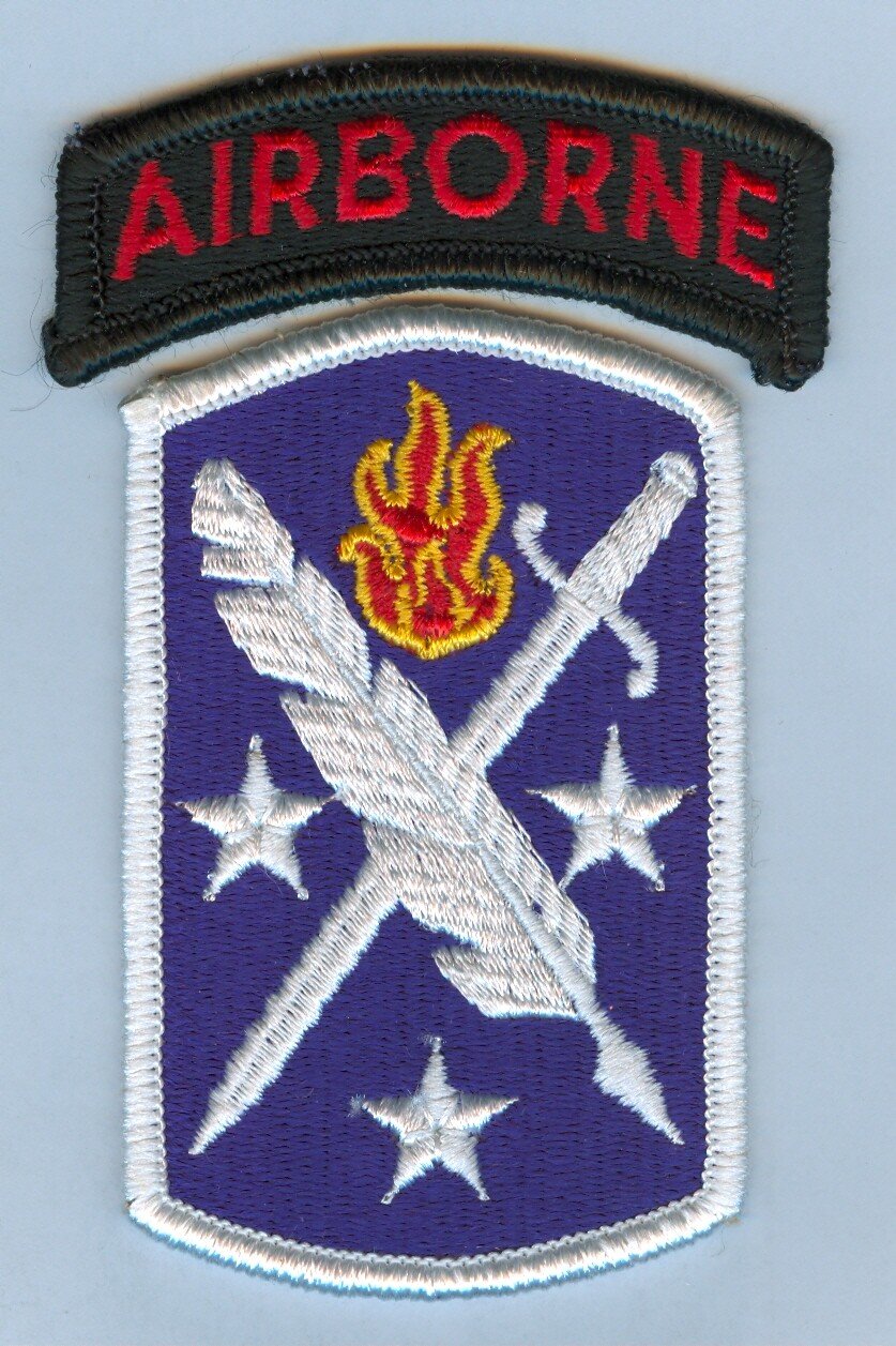 NEW ISSUE SSI: 95th Civil Affairs Brigade w/ Correct Airborne Tab