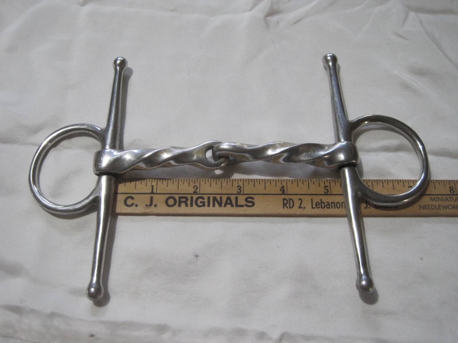Full Check Double Twisted Wire 5'' Horse Bit Good Condition