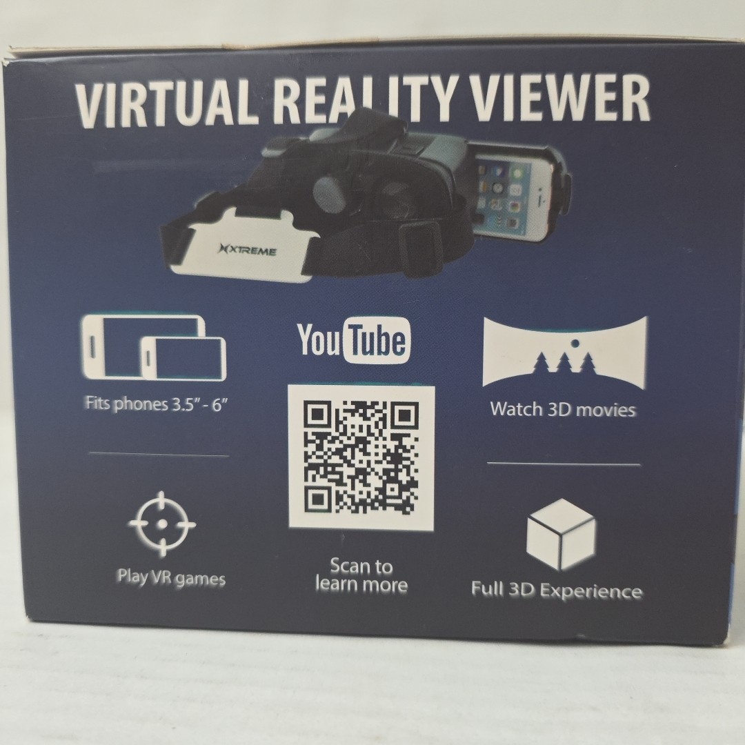 Xtreme VR Vue FX VR Headset Virtual Reality Viewer For iPhone Android 3.5–6”