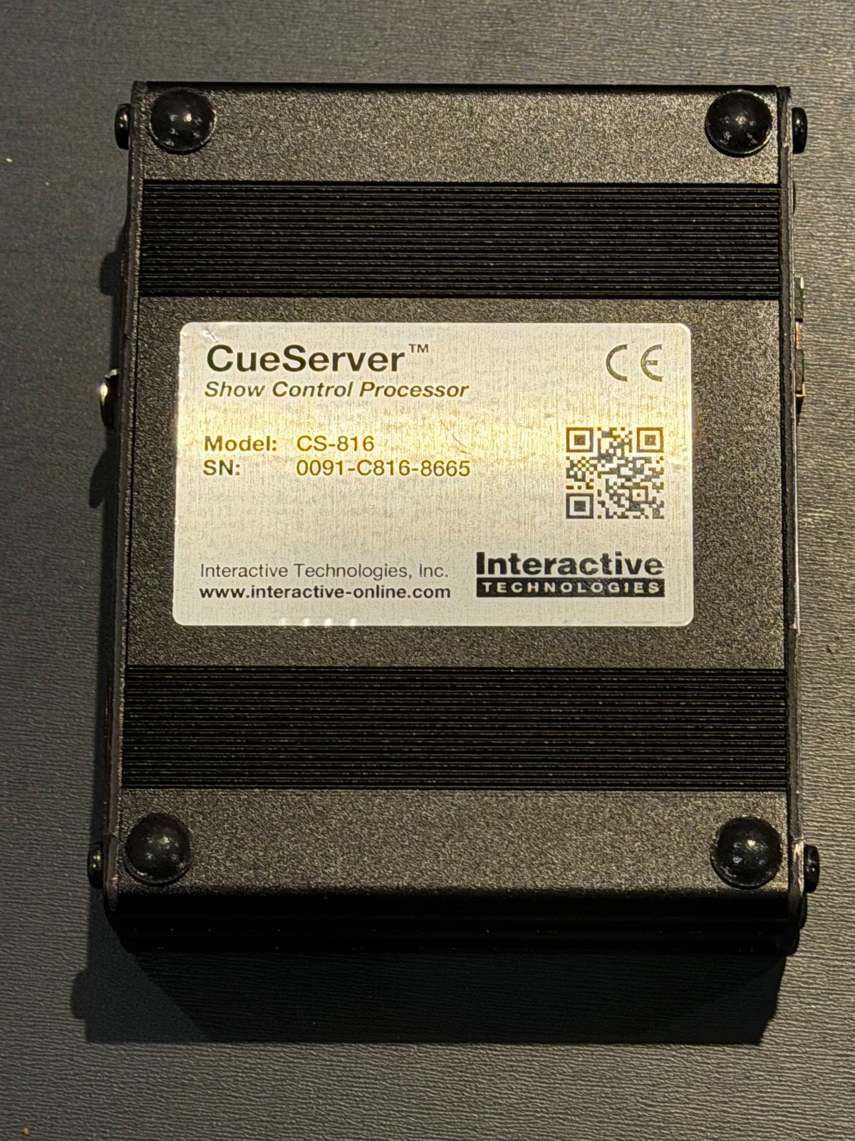 Interactive Technologies CueServer Express CS-816 DMX Show Control Processor