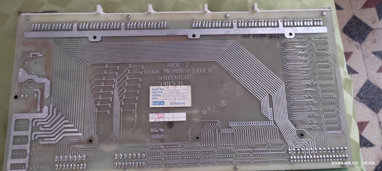 Core memory stack