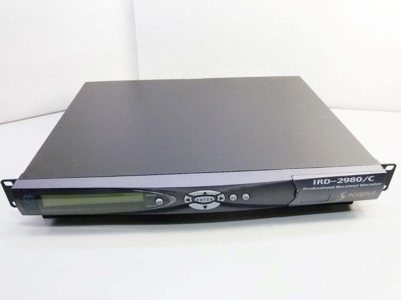 Scopus Professional Satellite Receiver / Decoder, IRD-2980 | IRD-2980/C |