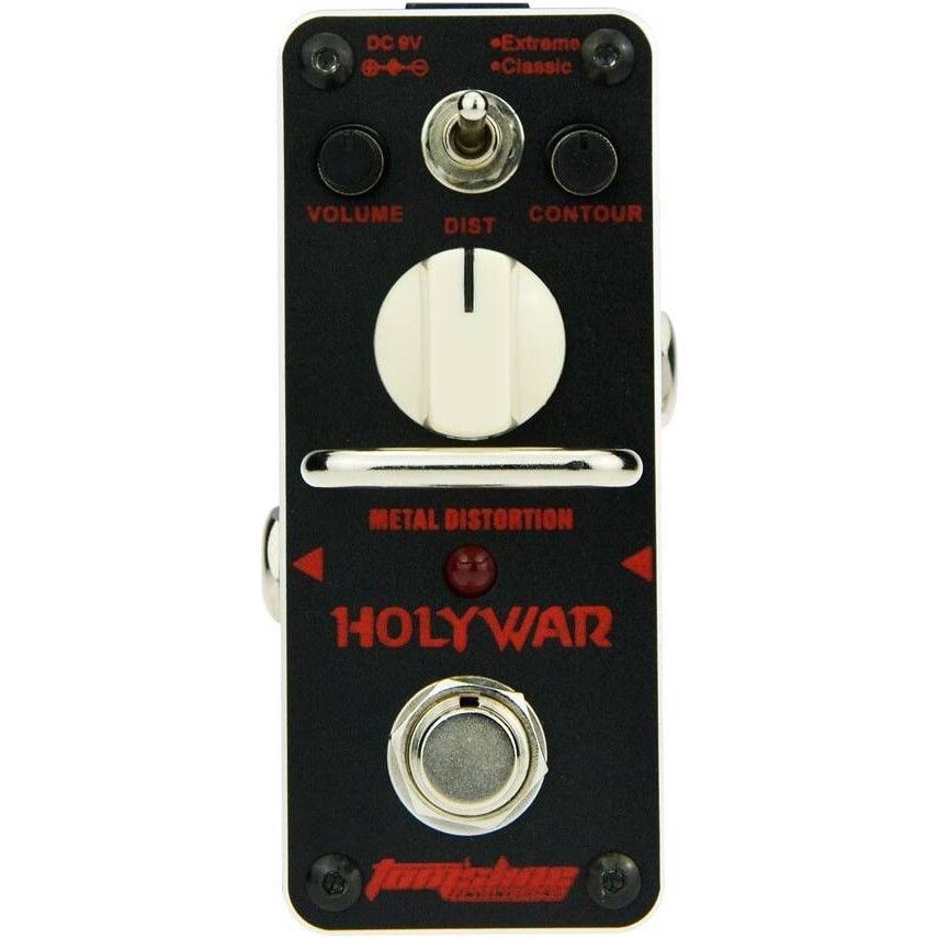 Tomsline AR-AHOR-3 HOLYWAR, Heavy Metal Distortion Guitar Pedal, Black