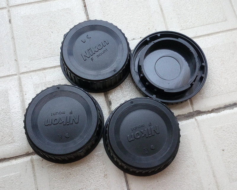 3x Nikon F Mount Rear Lens Cap + 1x Body Cap Cover for FE F5 D5200 D610 D7000 D4