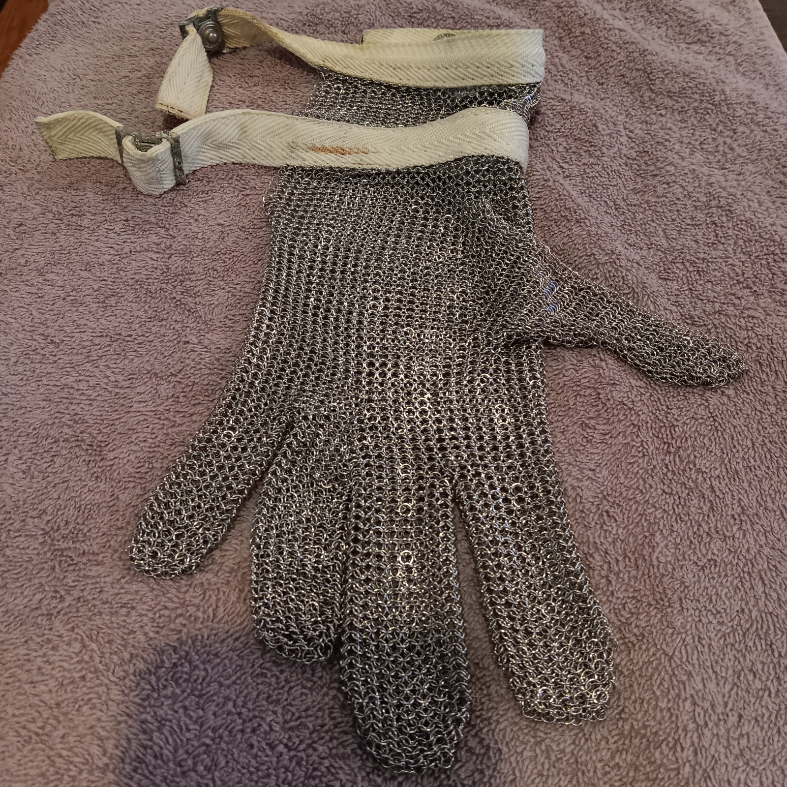 SafTgard Stainless Steeel Safety Glove Made in Germany (White)