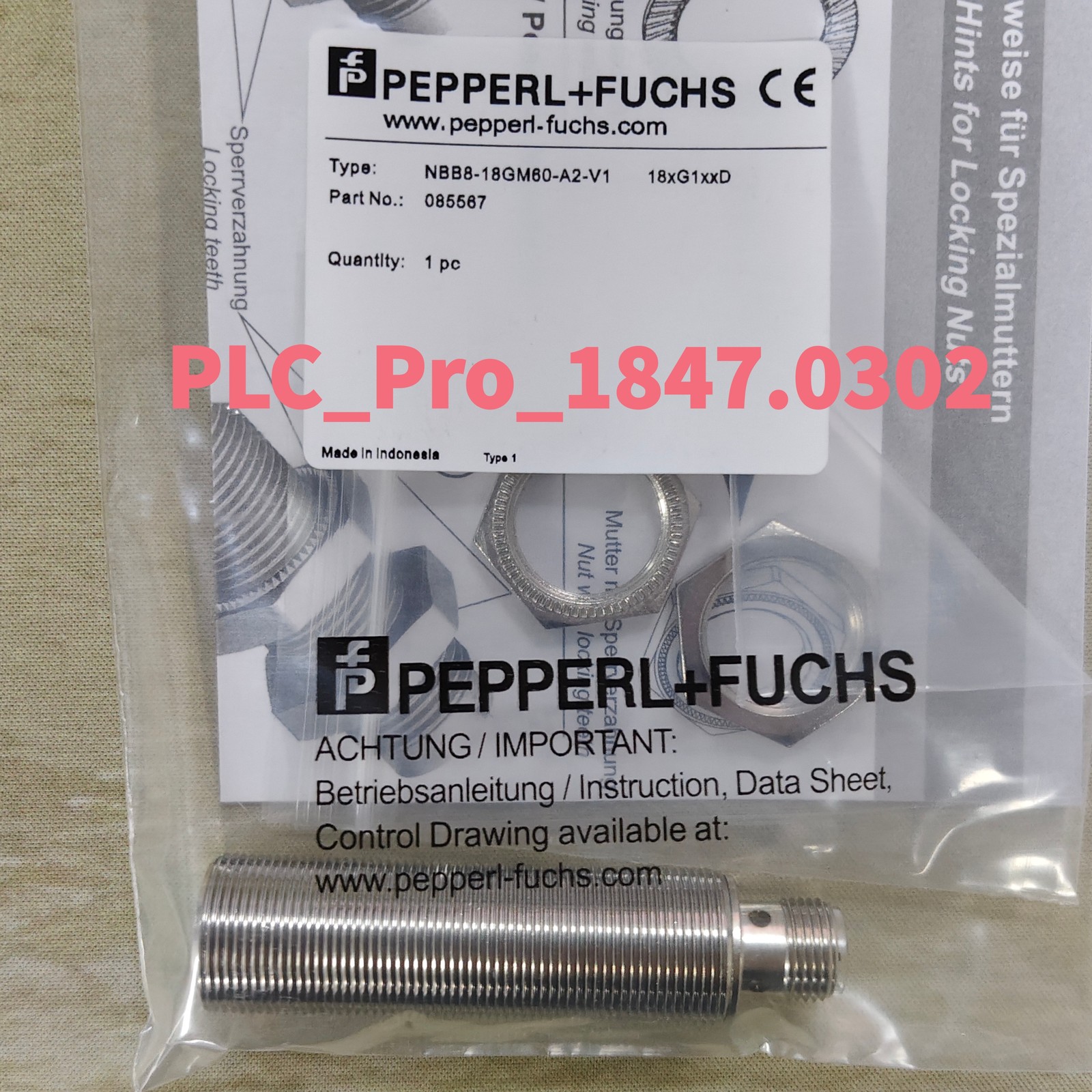 1PCS New Pepperl+Fuchs NBB8-18GM60-A2-V1 Proximity Switch Sensor Fast delivery