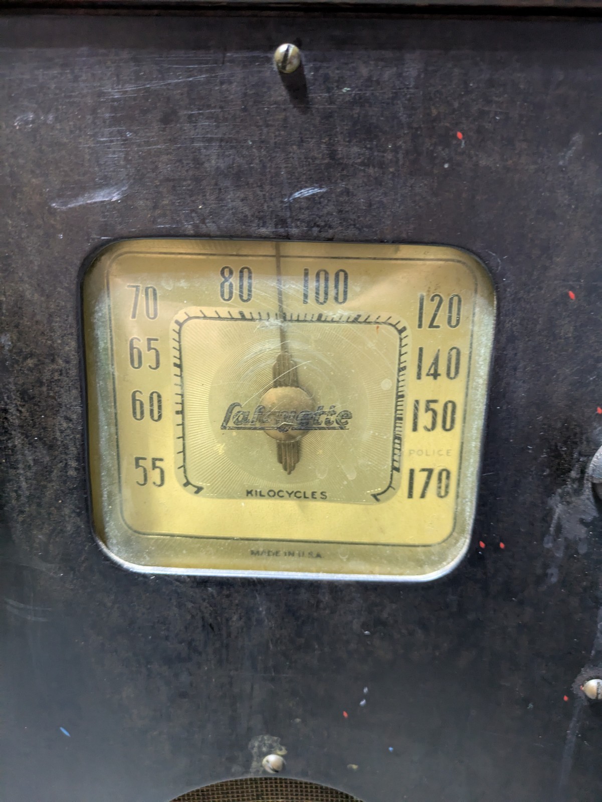 Vintage Lafayette Radio Maybe 1940s - Does Not Work