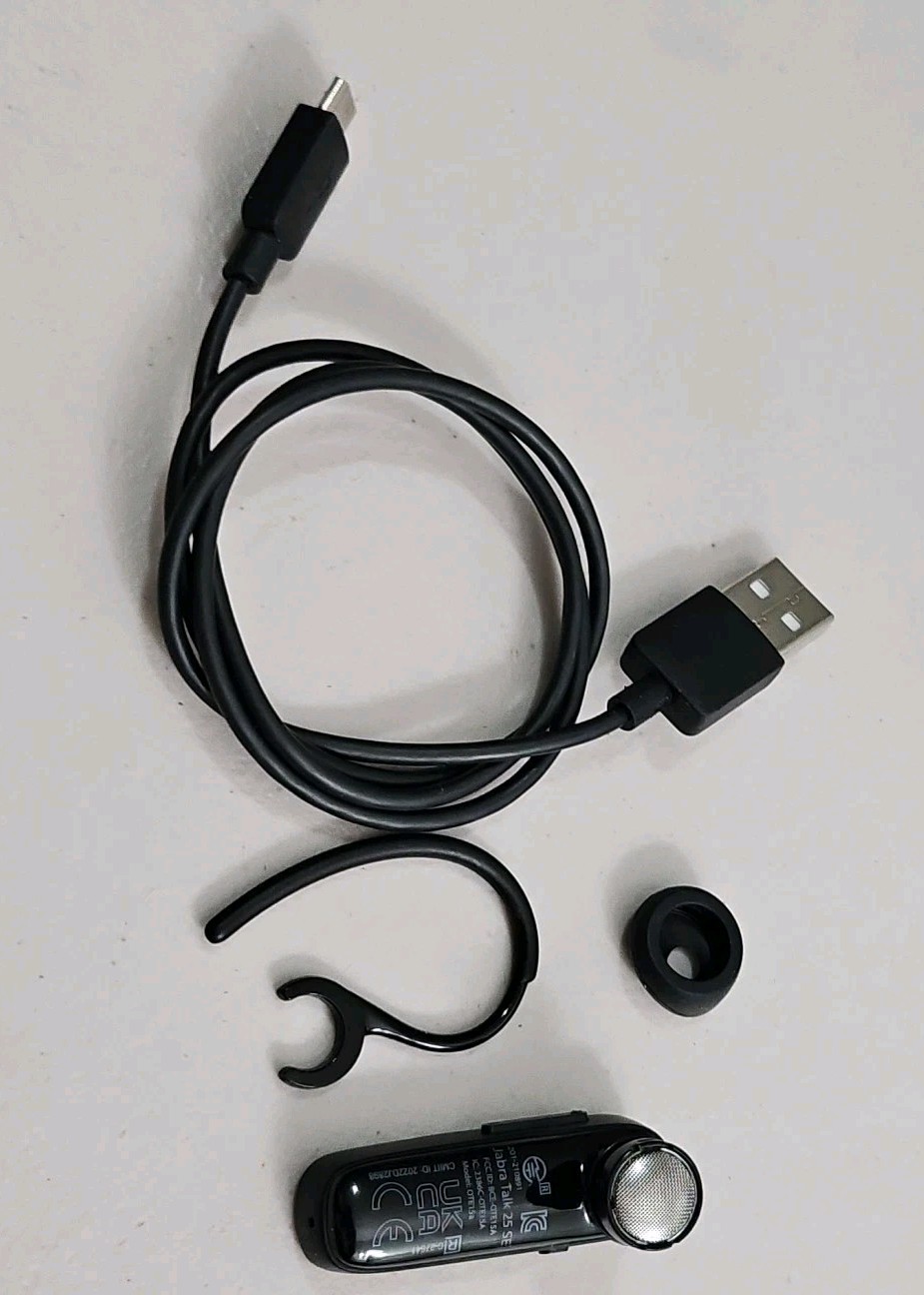 Jabra - Talk 25 SE Bluetooth Headset - Black -