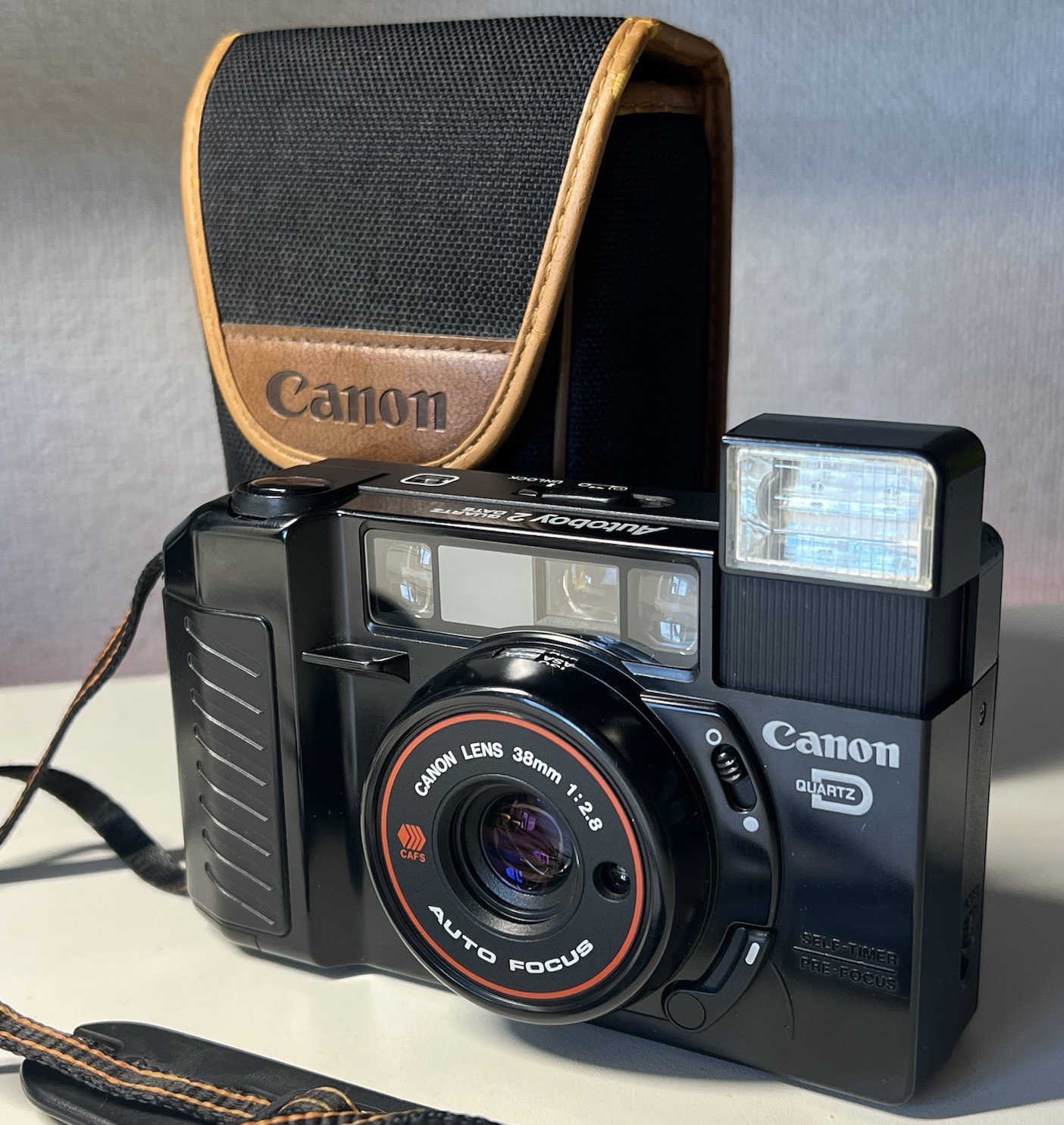 [MINT w/ Case] Canon AF35M II QD Autoboy 2 Sure Shot 35mm Film Camera Japan