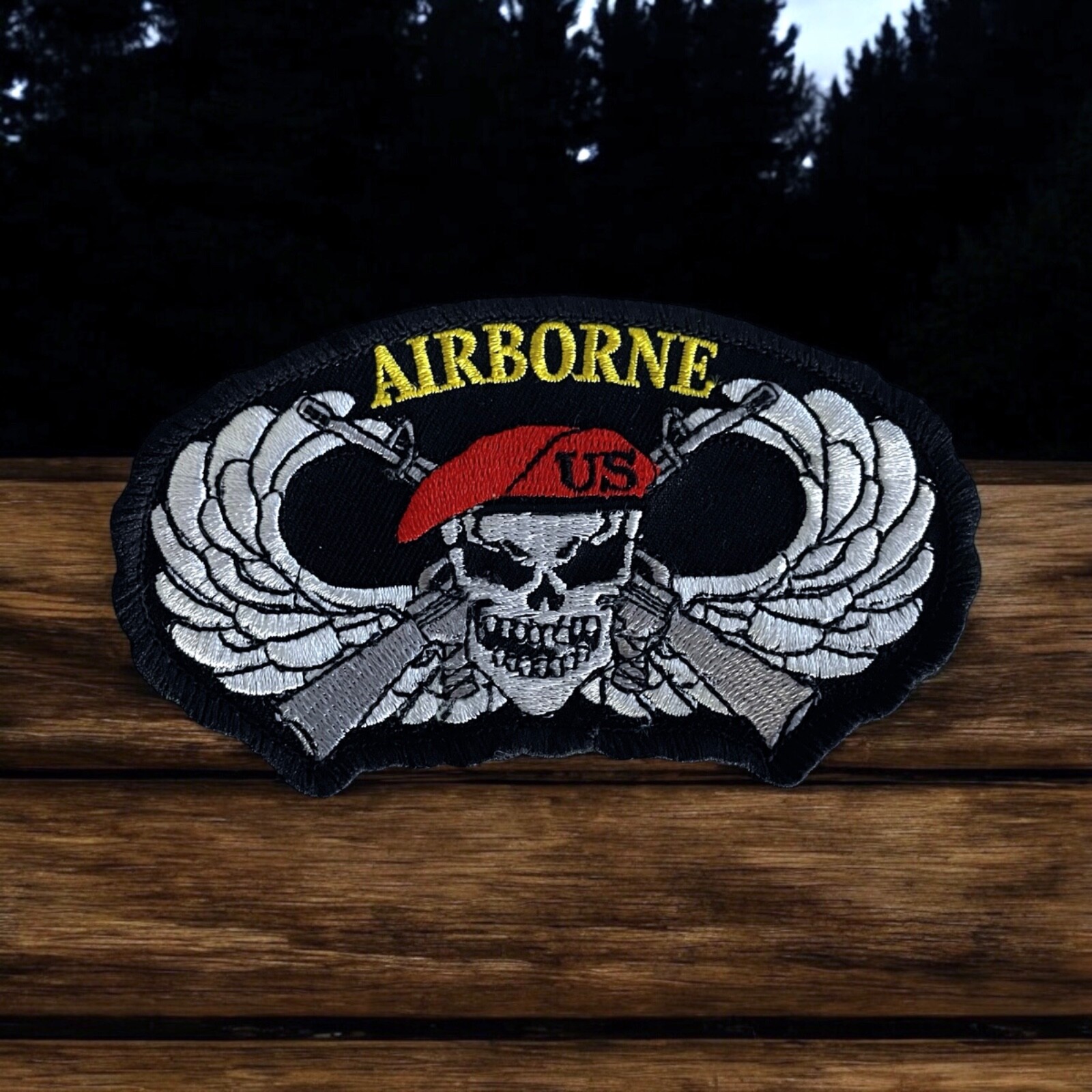 Special Forces Airborne Skull Patch