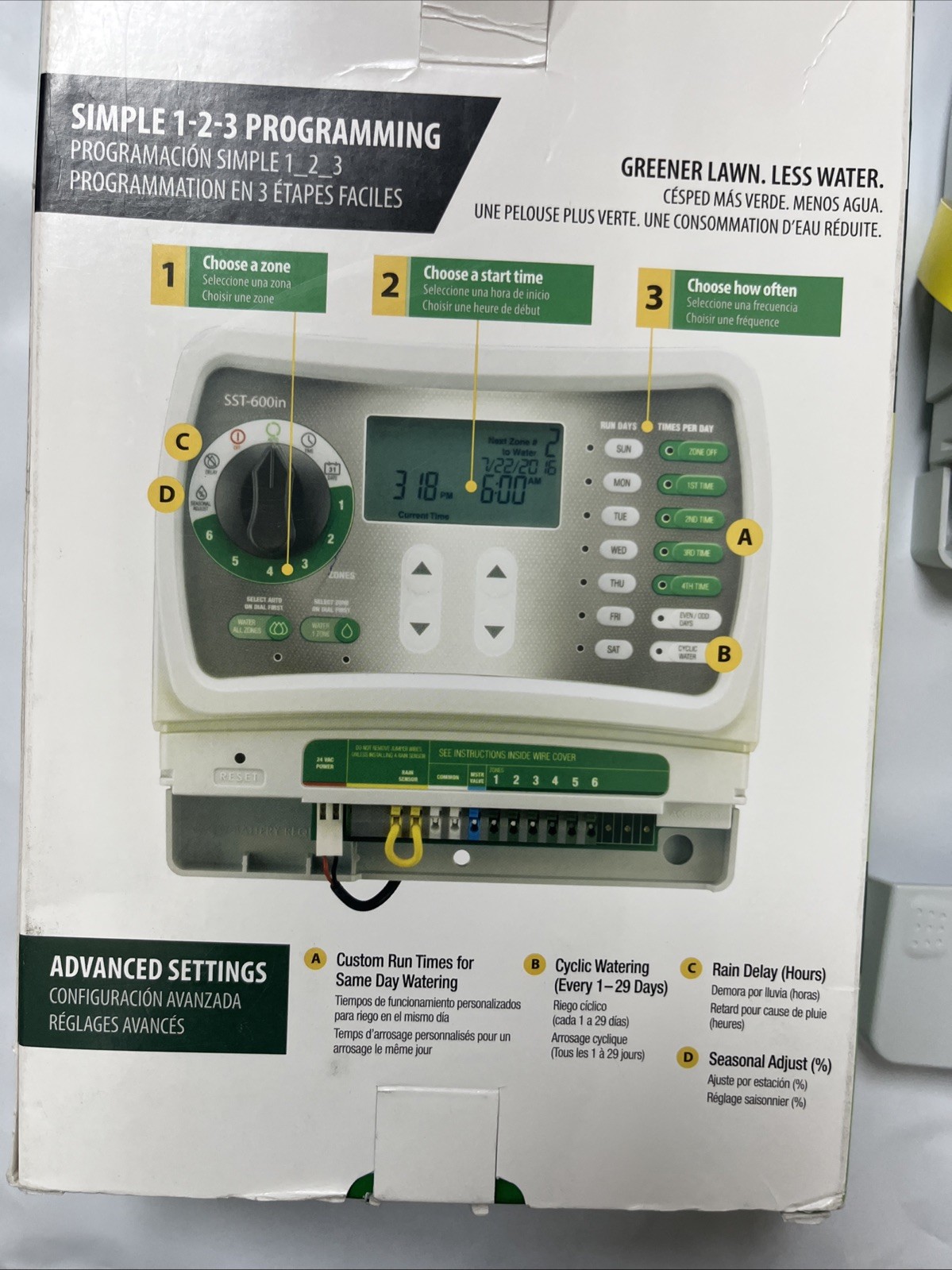 Rain Bird Simple-To-Set 4-Station Indoor Irrigation Timer