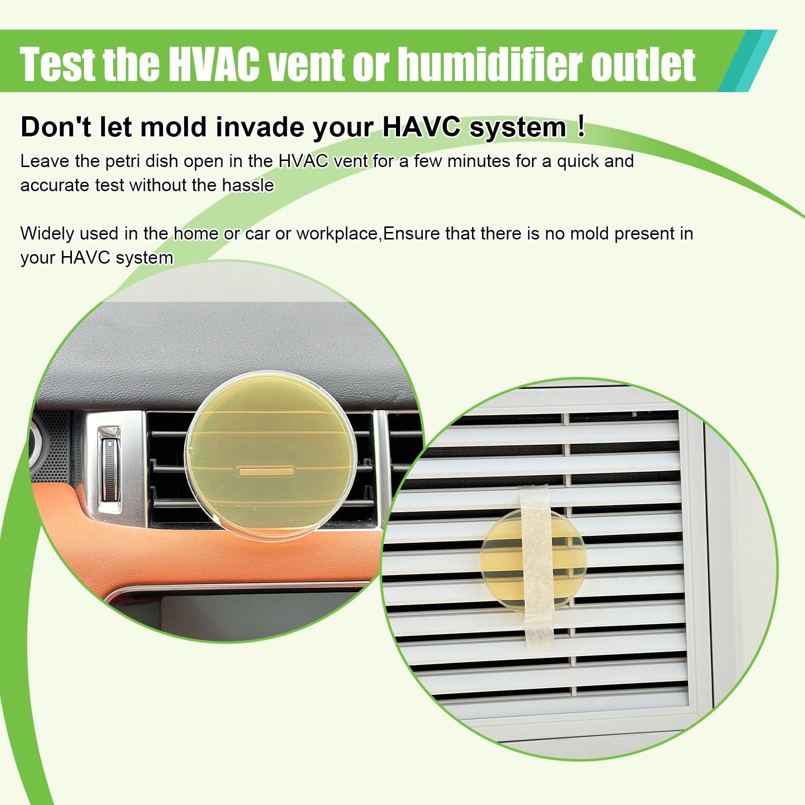 Mold Test Kit for Home - 6 Simple Detection Tests,Test HVAC System,Home Surfa...