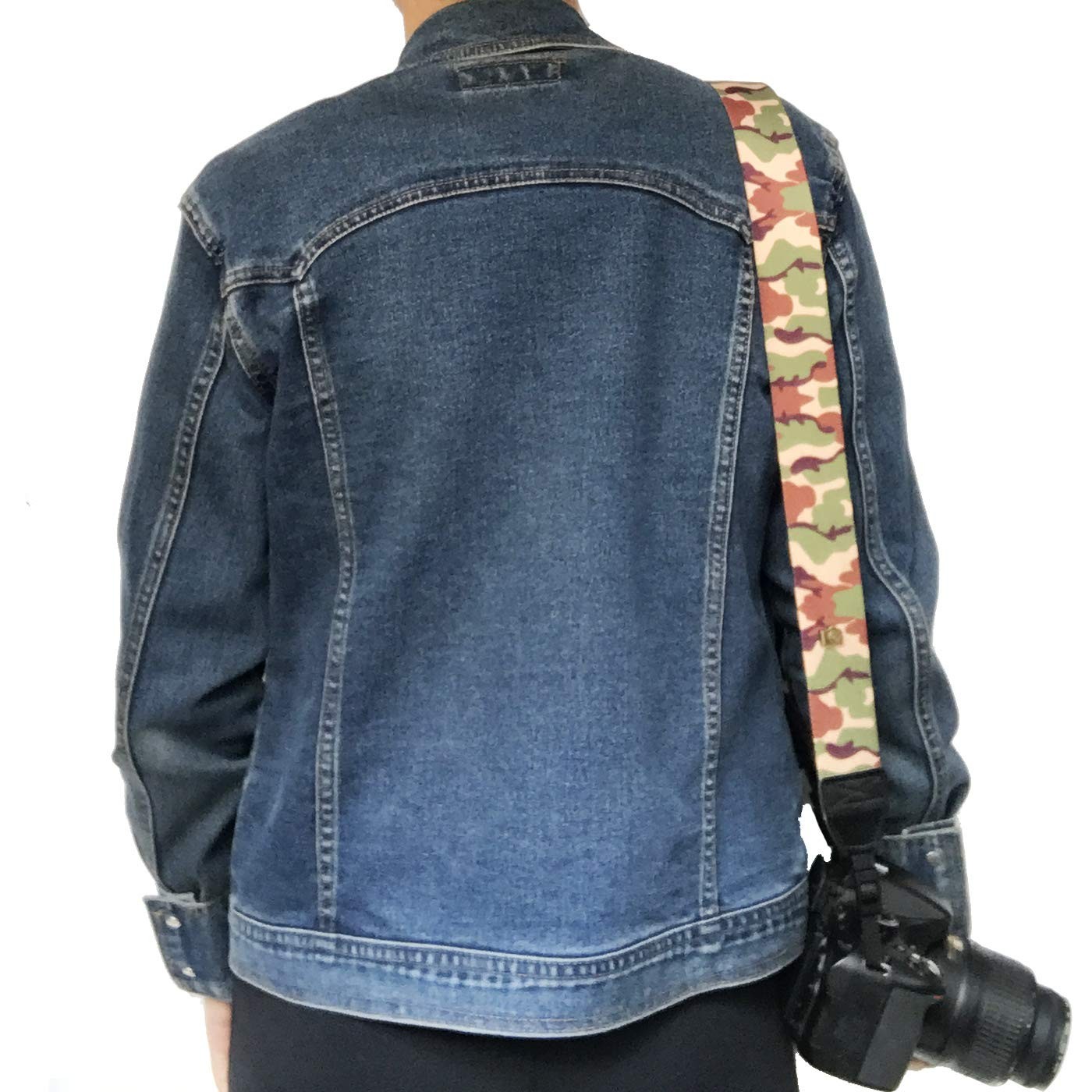 Alled Camera Strap Neck, Adjustable 75, Soft Camouflage Neck