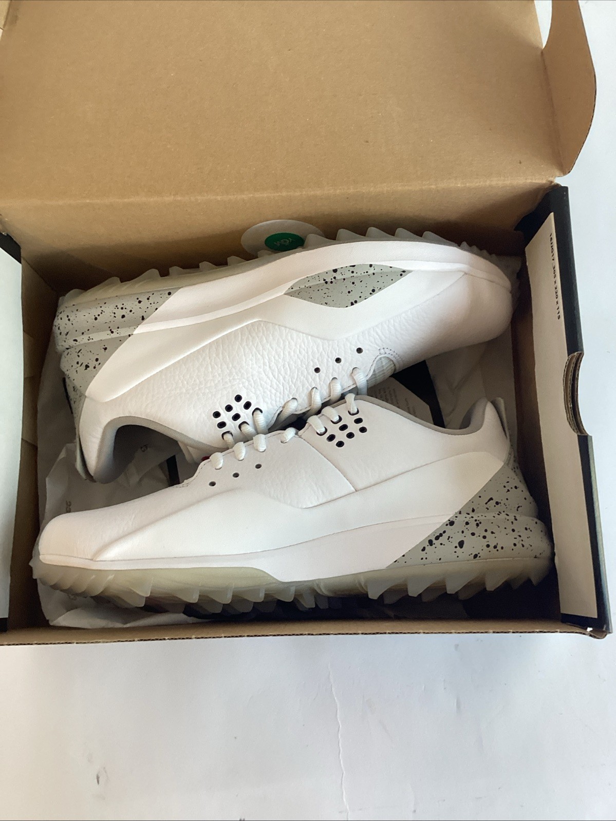 Nike Jordan ADG 3 Golf Shoes Size 7 White Fire Tech Grey Black