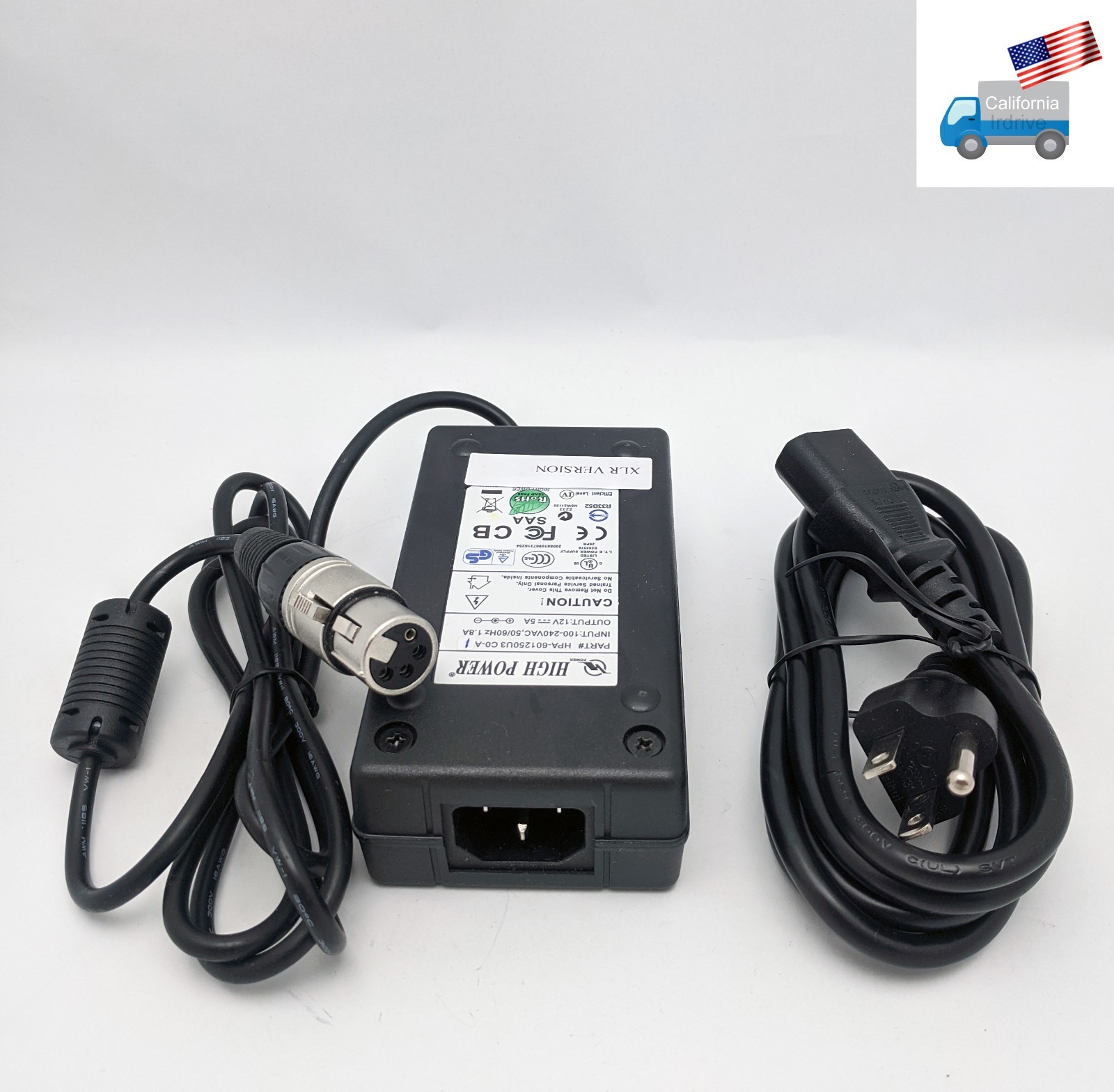 NEW 5A Upgrade Power Supply 4pin Female XLR 12V Adapter for Panasonic AW-PS505a