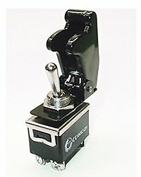 Safety Cover Toggle Switch DPST 20 Amp "BLACK"
