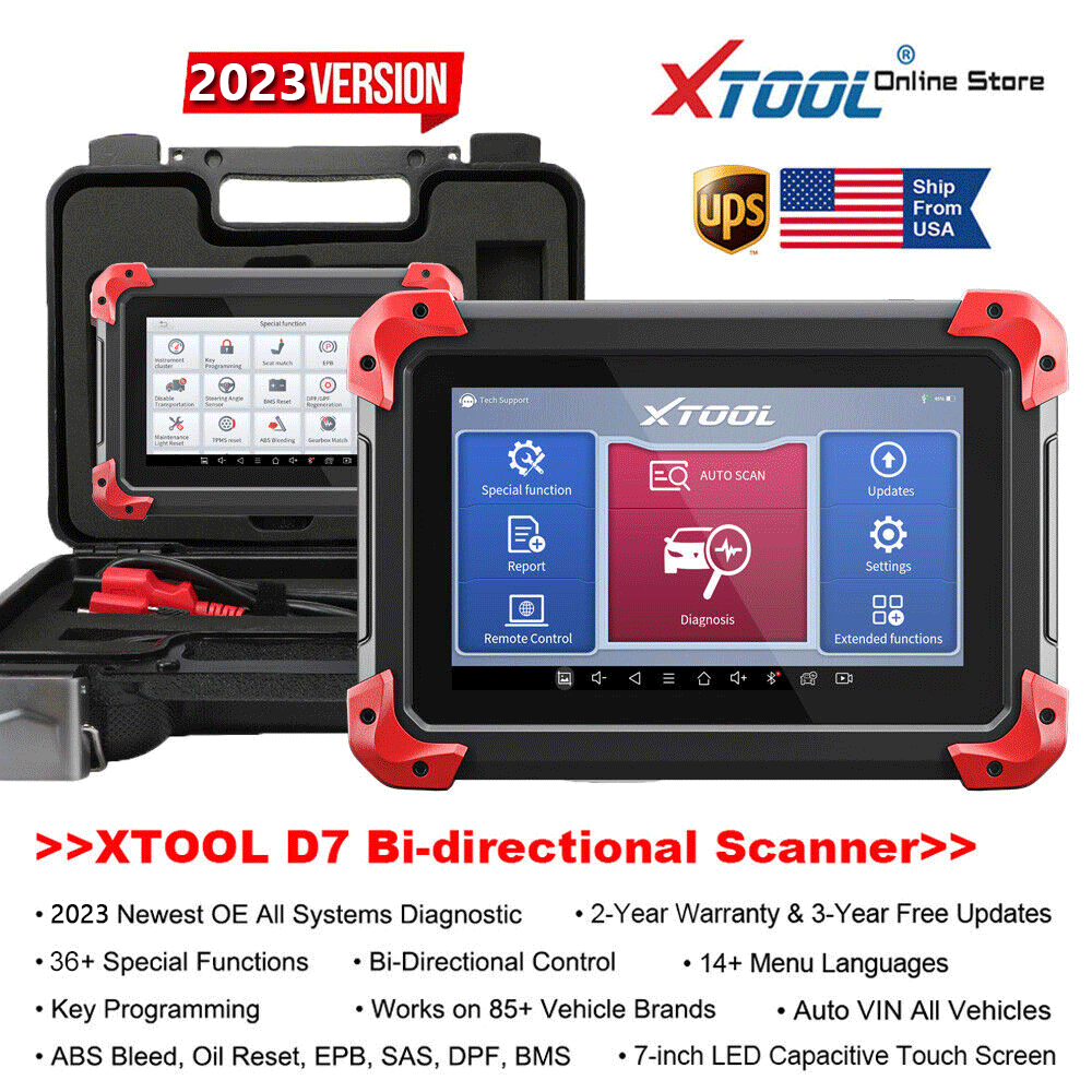 XTOOL D7 D8-BT D9-BT PAD PLUS A30M Full System Diagnostic Scanner Car Key Coding