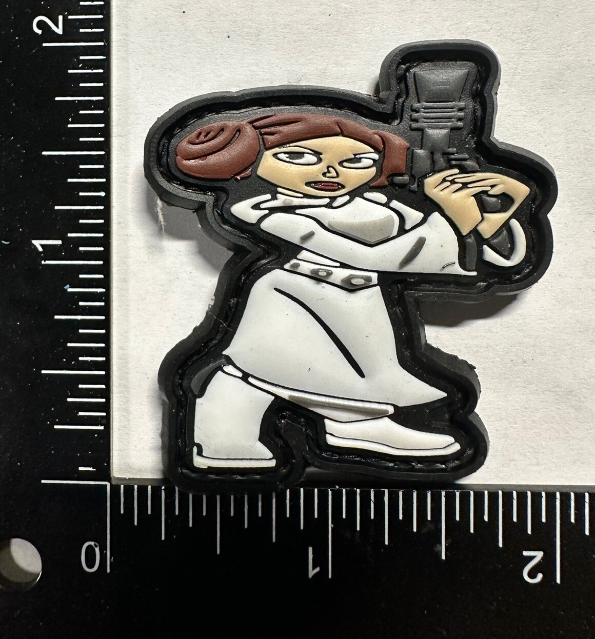 Princess Leia pvc rubber morale ranger eye star wars patch Edc