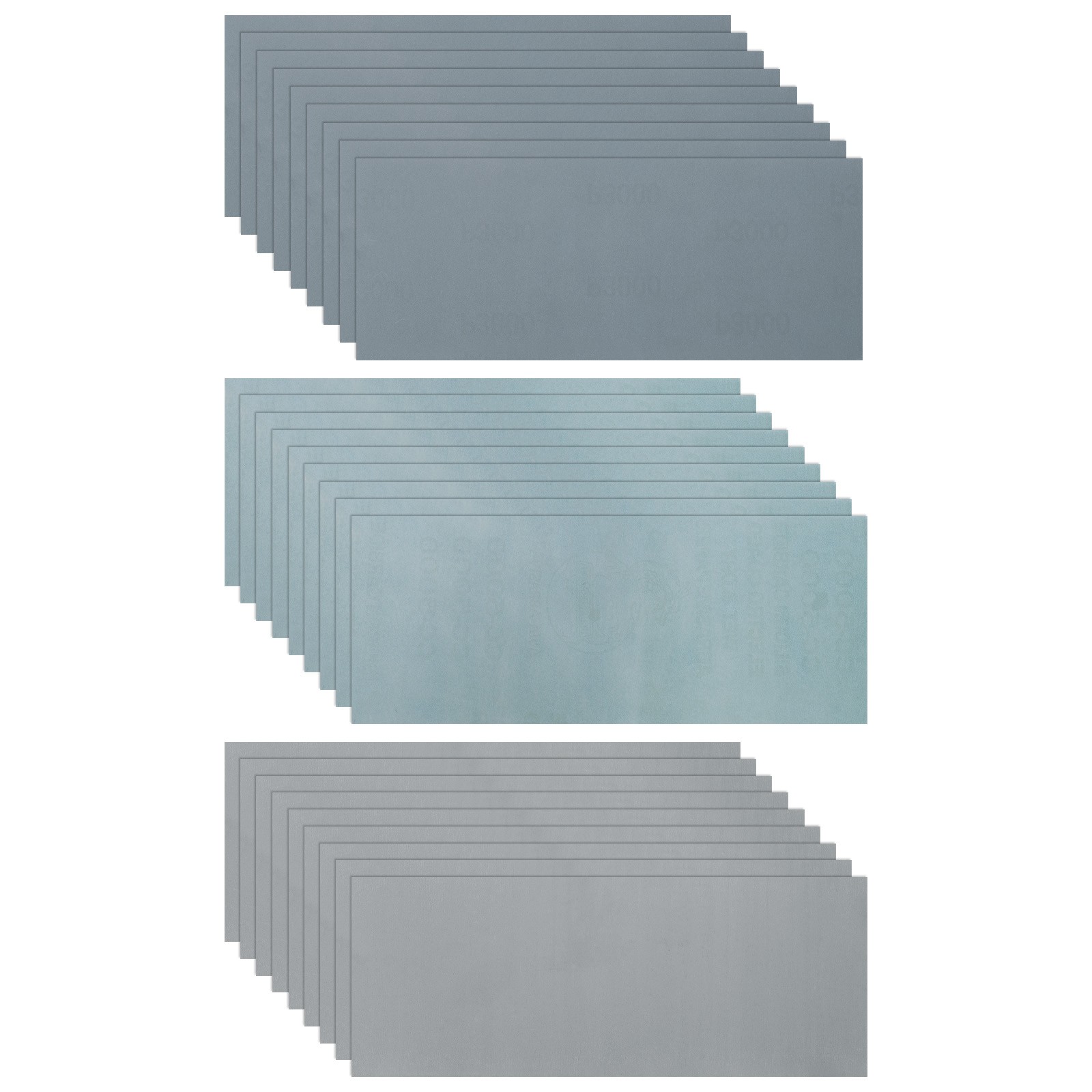27pcs Sandpaper 3000 5000 7000 High Grit Wet Dry Sanding Sheets