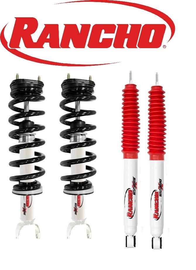 Rancho Loaded Strut Set w/ Rear RS5000X Shocks 2019-24 Ram 1500 New