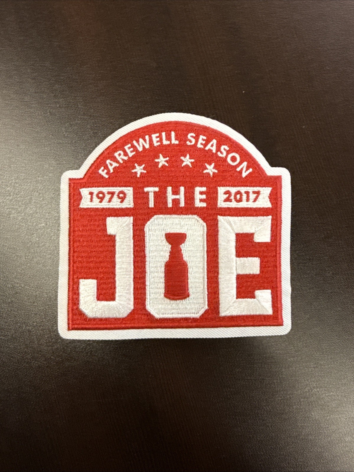 Detroit Red Wings Joe Louis Arena Farewell Season Patch The Joe
