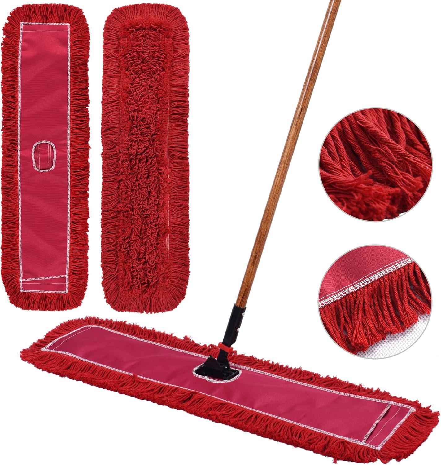 Matthew Cleaning 36'' Industrial Strength Cotton Dust Mop Refill Washable