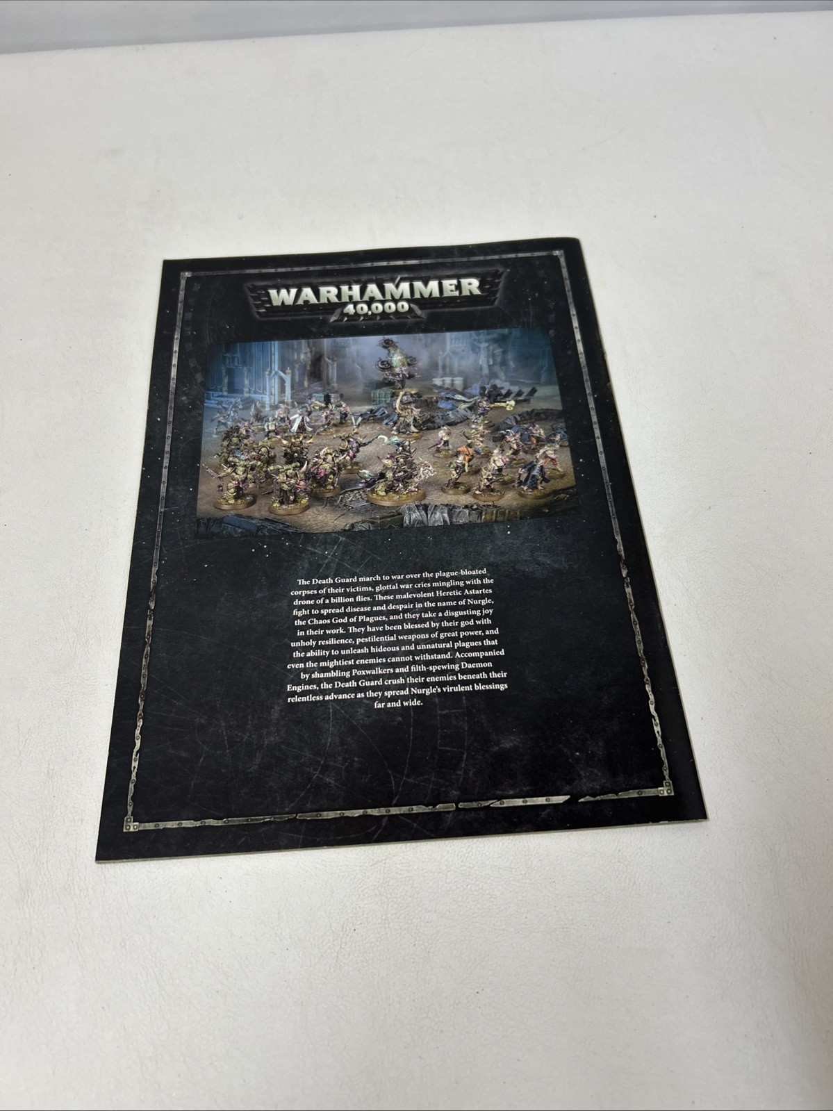 Warhammer DEATH GUARD Games Workshop OOP Rare