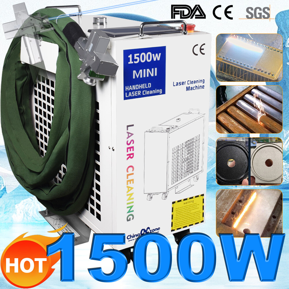 BWT 1500W Handheld Laser Cleaning Machine for Oil Metal Rust Paint US Stock