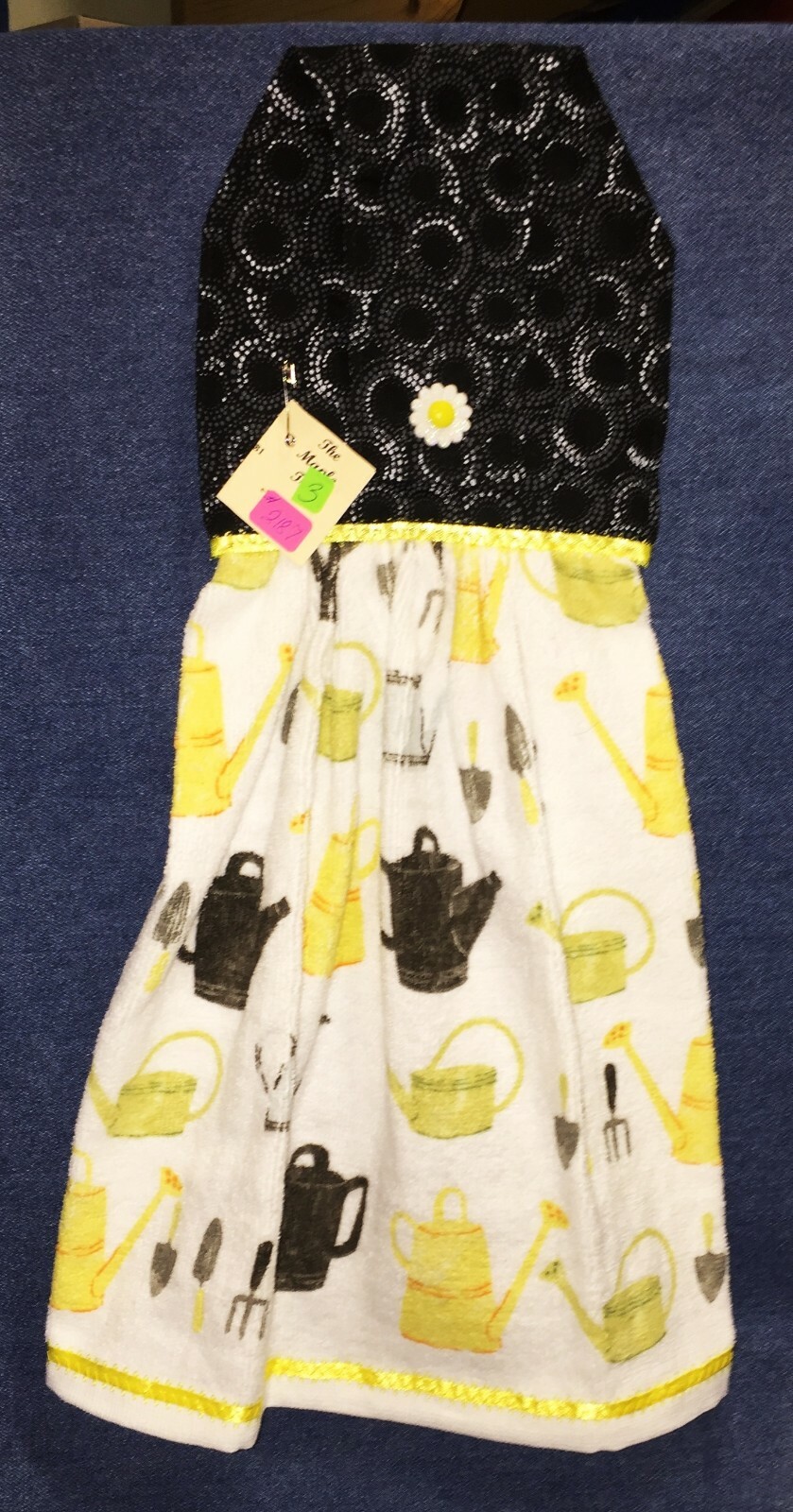 **NEW** Handmade Tools for the Garden Gardening Hanging Kitchen Hand Towel #2187