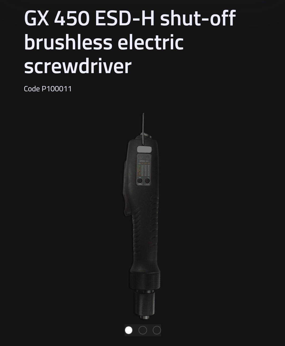 GX 450 ESD-H shut-off brushless electric screwdriver