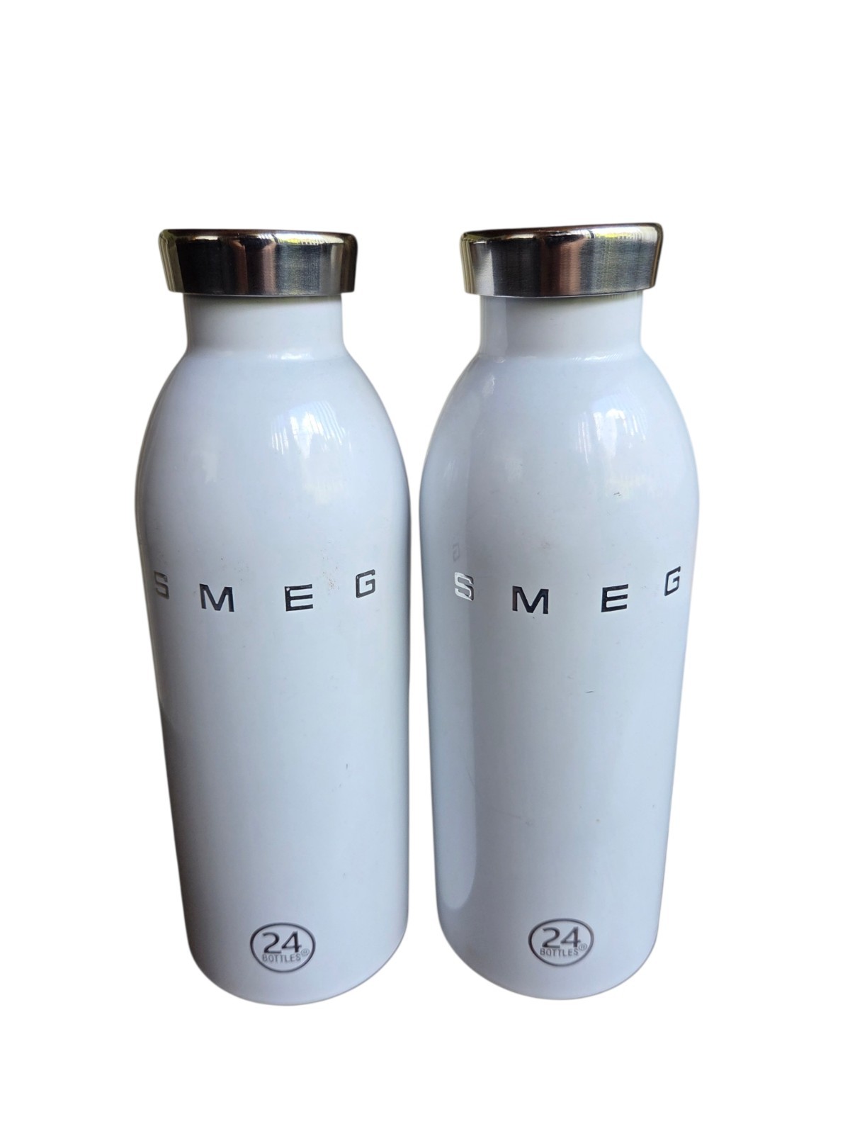 SMEG 24Bottles Insulated Stainless Steel Bottle 500 ml White Bottle Set of 2