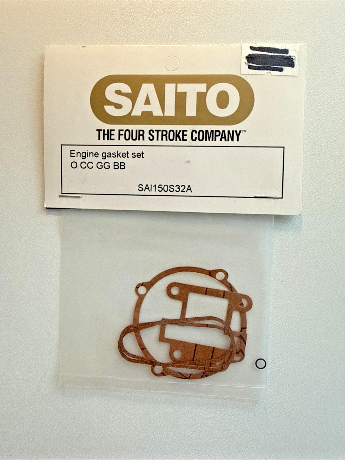 SAITO 150 RC ENGINE GASKET SET SAI150S32A NEW IN ORIGINAL PACKAGING