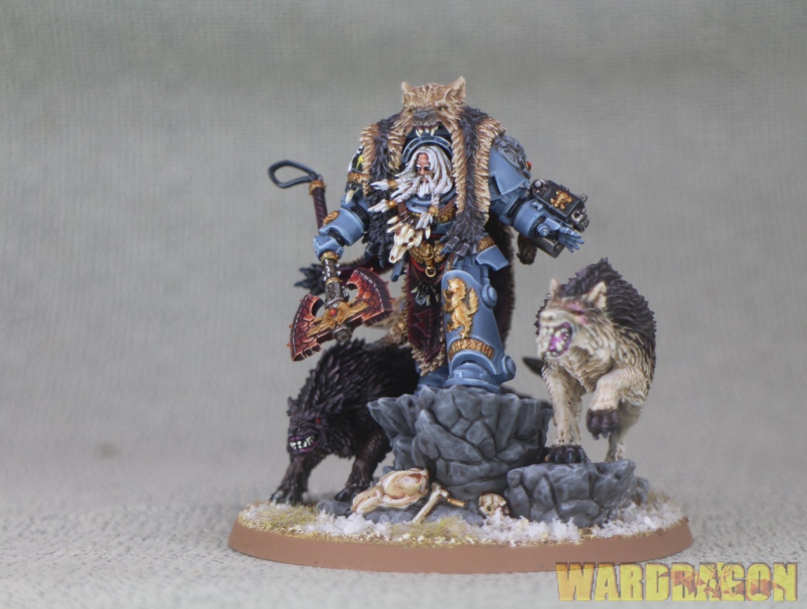 Warhammer 40K WDS painted Space Wolves Logan Grimnar e29